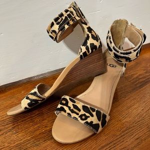 Ugg animal print sandal